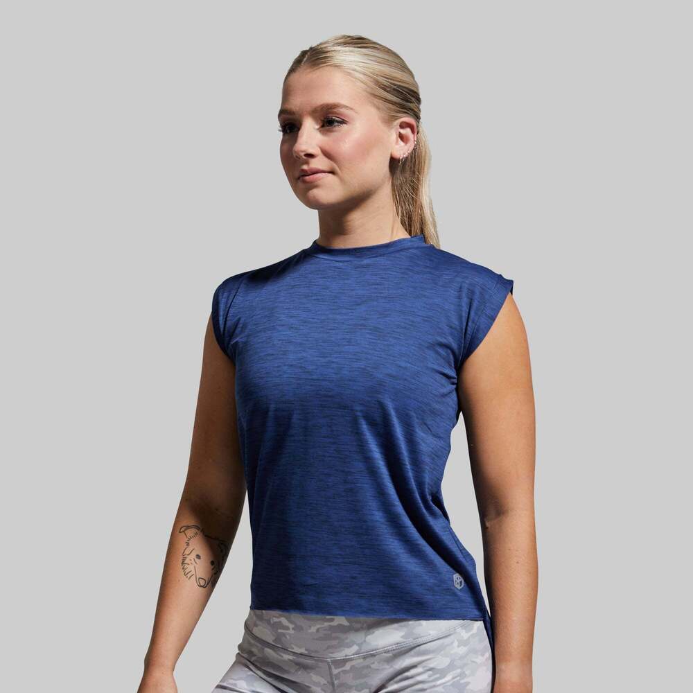 Born Primitive The Captivate Muscle Tee (Navy Blue) Size LargeLarge